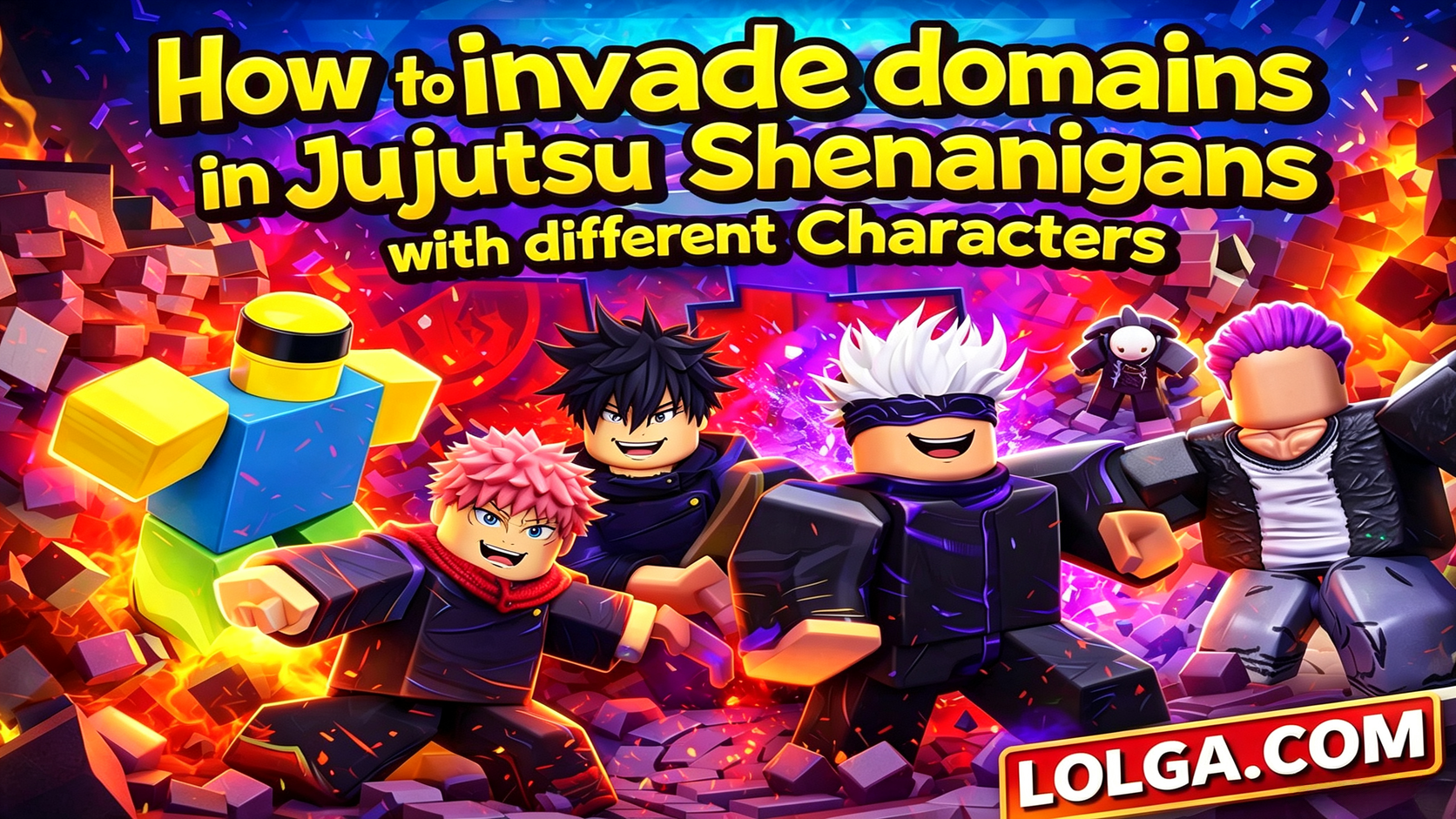 How to invade domains in Jujutsu Shenanigans with different Characters